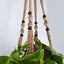 2PACK 43 Inches Macrame Planter Hanger Large for up to 12 Inch Pot + Swag Hook | Extra Long, No Tassel, Jute Rope | Hanging Planter for Indoor Plants, No Pot/Plant Included (Brown)
