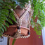 2PACK 43 Inches Macrame Planter Hanger Large for up to 12 Inch Pot + Swag Hook | Extra Long, No Tassel, Jute Rope | Hanging Planter for Indoor Plants, No Pot/Plant Included (Brown)