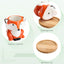 Adorable 6-Piece Ceramic Succulent Pot Set with Drainage - Cute Animal Planters for Indoor Home Décor