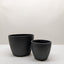 Black and TerraCotta Eco Pots