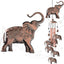 Elephant Copper Wind Chimes for Outdoor Elephant Gift Wind Chimes Garden Decorations Outdoor Christmas Wind Chime Birthday Gifts for Mom Gift for Grandma