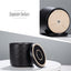 Stylish 6-Inch Black Ceramic Planter with Drain Hole - Perfect for Indoor Succulents & Outdoor Garden Decor