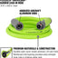 Garden Lead-In Hose with Swivelgrip, 5/8 In. X 10 Ft., Heavy Duty, Lightweight, Drinking Water Safe, Zillagreen - HFZG510YWS-E