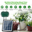 Solar Drip Irrigation System, Automatic Drip Irrigation Kit with Sensor Timer 12 Timing Modes, for Garden Plant Watering Devices
