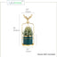 Charming 3.2 Inch Green Succulent Pot with Elegant Metal Stand - Perfect Mini Planter for Bedroom & Bathroom Decor, Unique Table Centerpiece