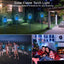 99 Leds Solar Torch Lights with Flickering Flame - 4 Pack, IP65 Waterproof Outdoor Garden Lights for Halloween Decor