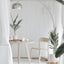 Ceramic Plant Pots Indoor on Legs round - White Sand Planter Set 2 Indoor & Outdoor