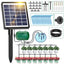 Solar Drip Irrigation System, Automatic Drip Irrigation Kit with Sensor Timer 12 Timing Modes, for Garden Plant Watering Devices