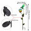 42''H Hummingbird Solar Garden Lights, Outdoor Metal Flower Solar Yard Stake Lights for Lawn Patio Garden Decor, Gifts for Mom Grandma