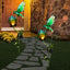 42''H Hummingbird Solar Garden Lights, Outdoor Metal Flower Solar Yard Stake Lights for Lawn Patio Garden Decor, Gifts for Mom Grandma