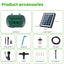 Solar Drip Irrigation System, Automatic Drip Irrigation Kit with Sensor Timer 12 Timing Modes, for Garden Plant Watering Devices