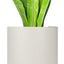 Planter Pot Smart Self Watering Pots, 7.3 in W / 4.3 in D Indoor Flower Pot with Stand Water Shortage Alarm Drainage System (Grey