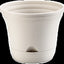Lazy Planters - 14 Inch Large Self Watering Plant Pot Ivory - Large Frost Proof Plastic Planter - Indoor & Outdoor Extra Large (1 X 14")