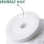Stylish White Ceramic Planter Pots Set - 5" & 4.3" with Drainage Holes and Ice Crack Pattern for Indoor Plants