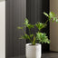10" Ceramic Plant Pots, Indoor Planter with Drainage Hole & Plug, Ceramic Planter for Outdoor Decorative, White Planter