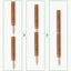 Moss Pole, 27 Inch Moss Poles - 2Pcs 17 Inch Plant Stakes Moss Sticks for Monstera Indoor Creepers Plant Support Extension Climbing Plants
