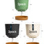 Detail shot highlighting the durable and eco-friendly recyclable plastic material of the self-watering planter.