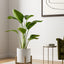 Set of 3 (10"+8"+6") Plant Pots with Drainage Hole & Plug for Indoor & Patio Decor, White Indoor Planters