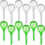12 PCS Plant Watering Globes, Automatic Self Watering Bulbs Clear PVC Ball Plant Watering Device Drip Irrigation Water Globes for Indoor Outdoor Plants