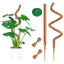 Moss Pole for Monstera Plants, 2 X 45 Inches Bendable Coir Moss Sticks for Large Monstera Cheese Plant Growth, Support Indoor Outdoor Plant
