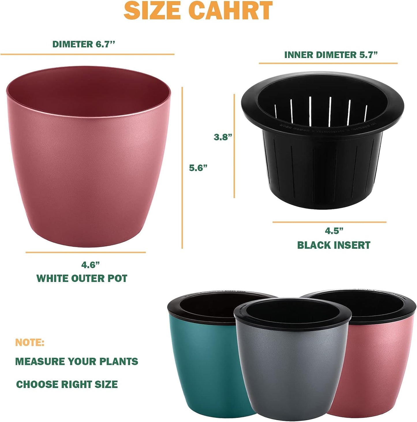 An image illustrating the simplicity of using the self-watering planter, highlighting its hands-off benefits.
