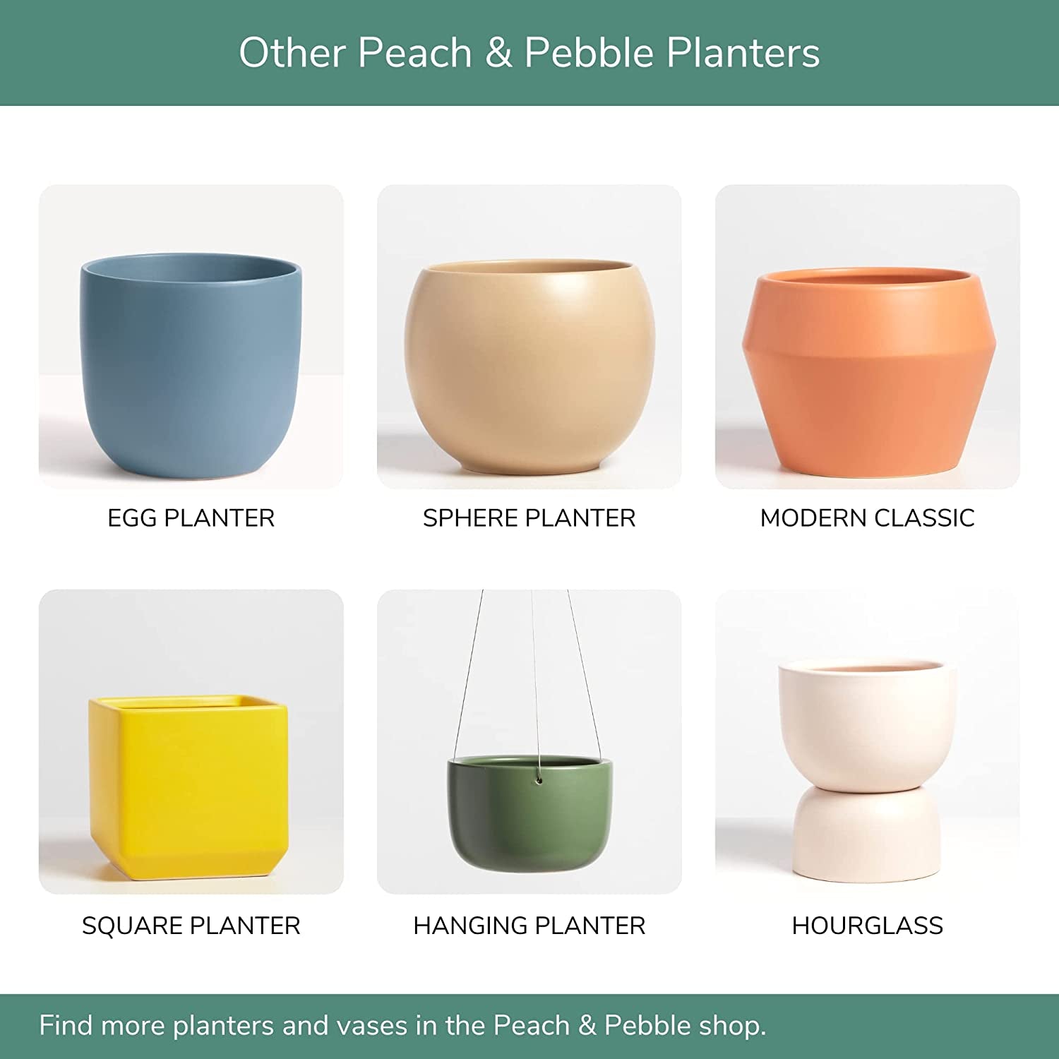 7 Inch (Set of Two) Melon Ceramic Planter. Classic Cylinder Plant Pot for House Plants and Indoor Plants (Drainage + Stopper Included).