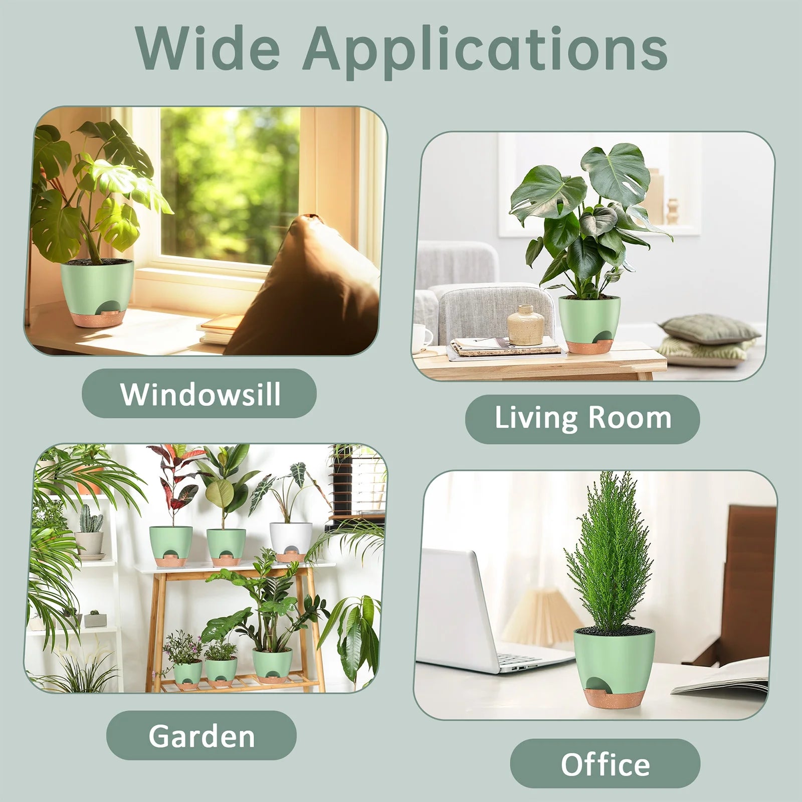Demonstrating the removable watering lip in use, showing how it prevents spills and allows water level monitoring.